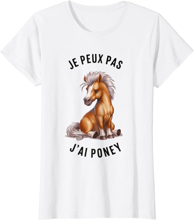 Je Peux Pas J'ai Poney Enfant Cadeau Poney Fille Women Tank Top