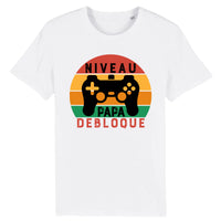 T Shirt homme Niveau papa débloqué - Myachetealy