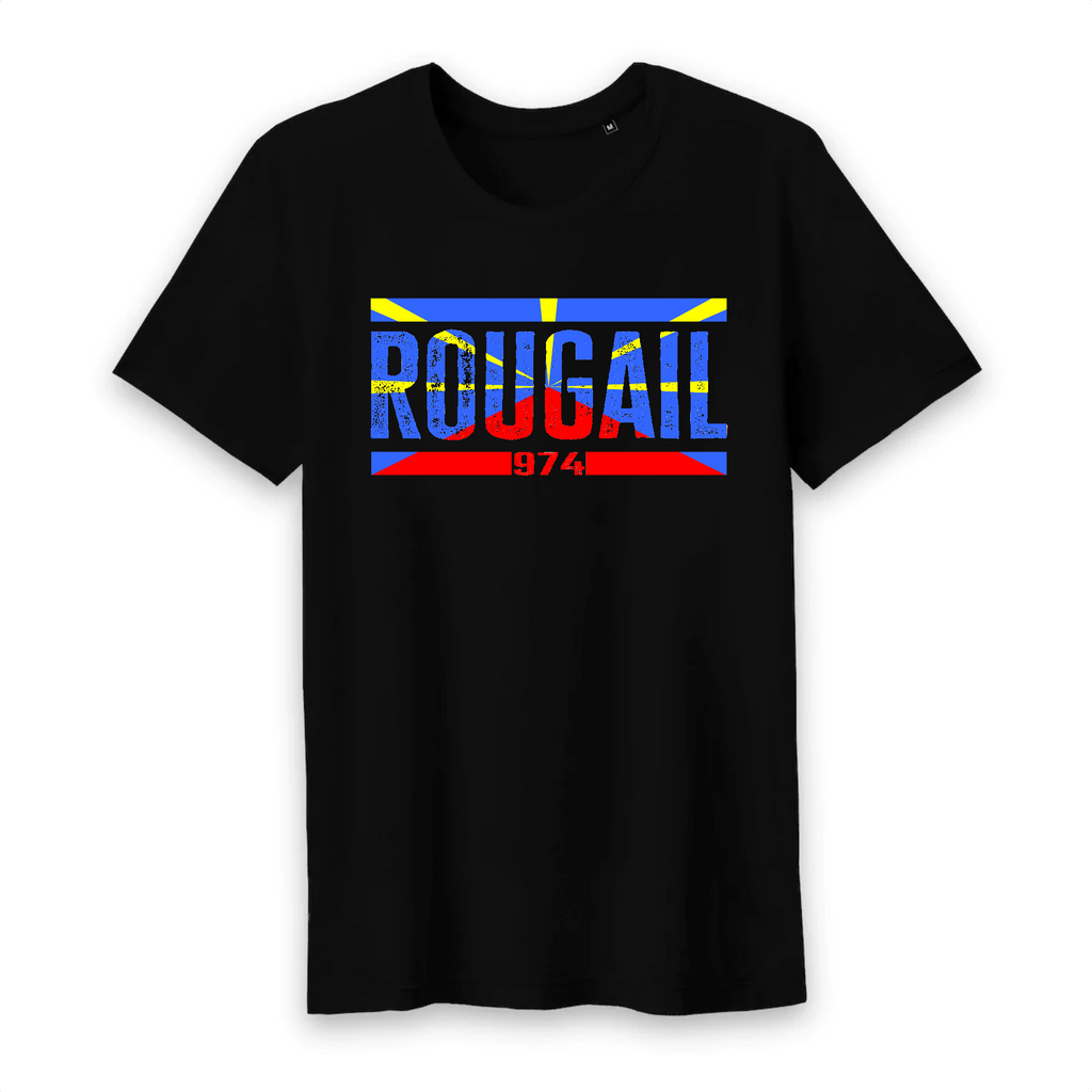 Body Bébé Bio Spreadshirt Île De La Réunion 974 - Manches Courtes, 100% Coton, Boutons Nickel-Free - Cadeau Régional