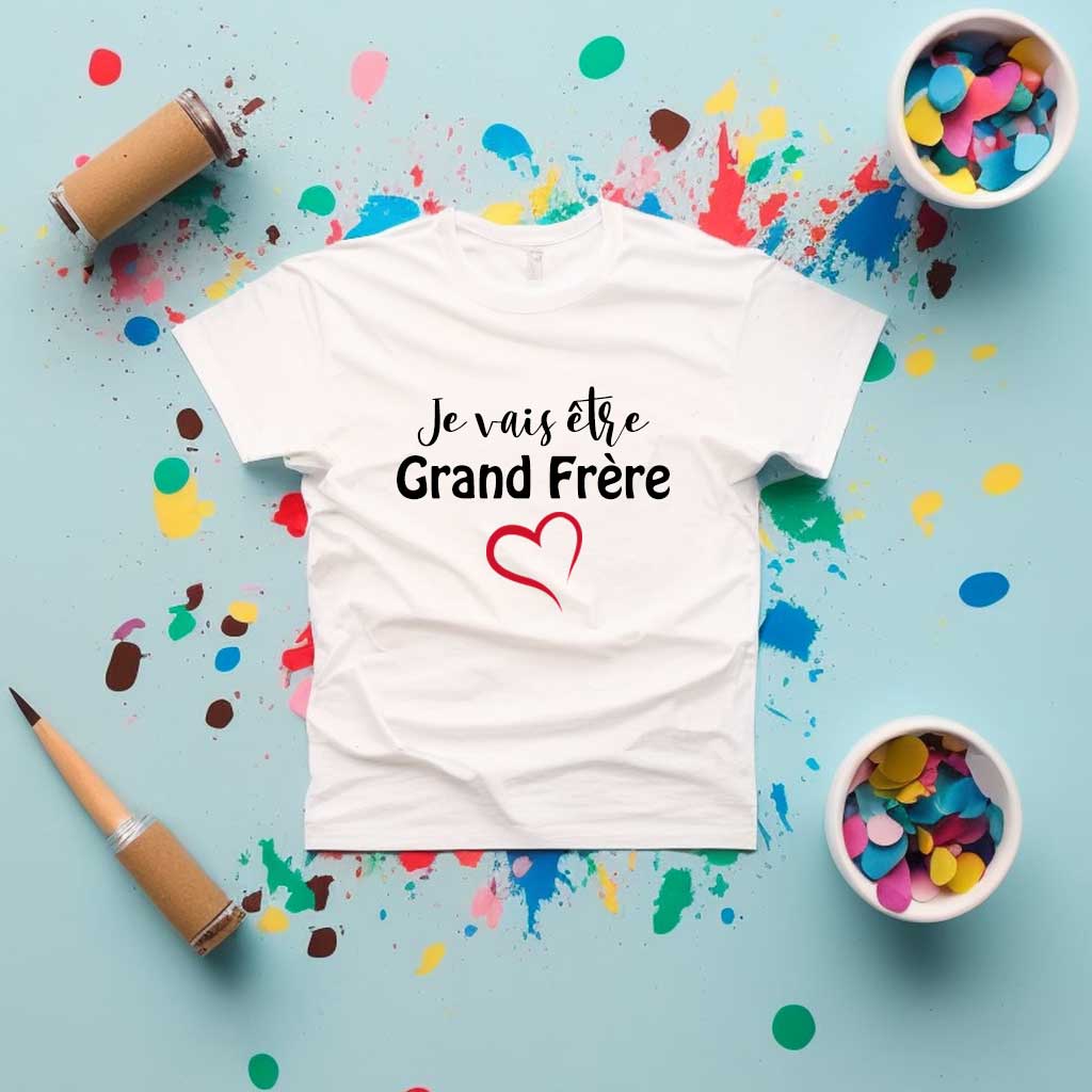 TShirt enfant je vais être grand Frère annonce grossesse Myachetealy TShirt enfant je vais être grand Frère annonce grossesse Myachetealy