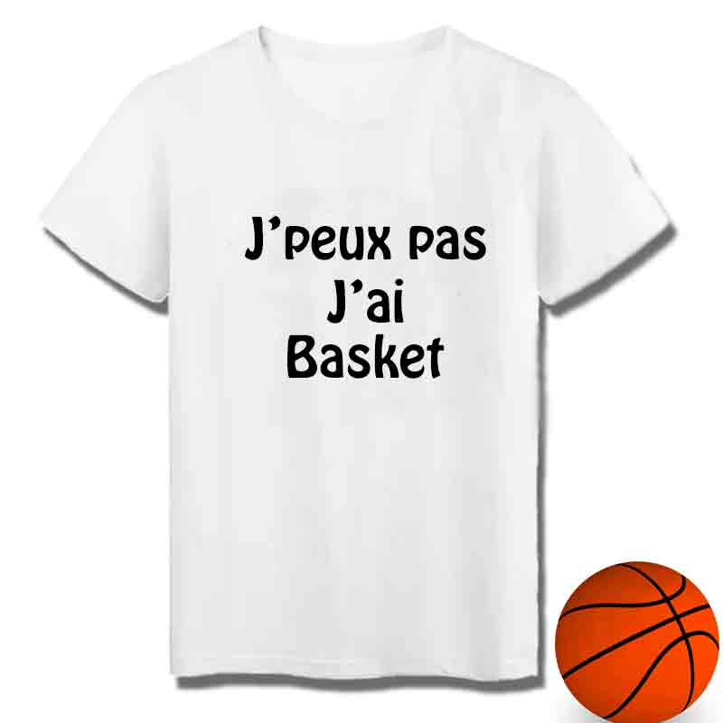 Tee shirt j'peux outlet pas j'ai basket