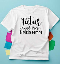 T-Shirt Futur grand Frère à plein temps - Myachetealy