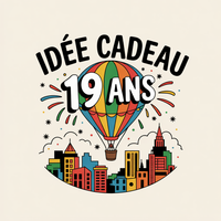 T-shirt Anniversaire 19 ans