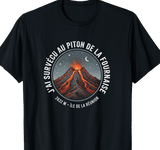 T-shirt J'ai Survécu Au Piton De La Fournaise volcan île de la Réunion 974