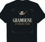 T-shirt Gramoune Et Fier De L'Être cadeau papy mamie créole île de la Réunion 974