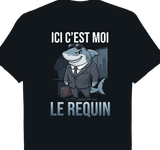 T-shirt Ici C'est Moi Le Requin humour océan île de la Réunion 974