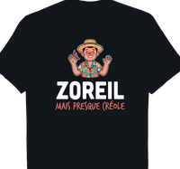 T-shirt Zoreil Mais Presque Créole humour île de la Réunion 974