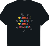 T-shirt Marmaille Un Jour Marmaille Toujours humour créole île de la Réunion 974