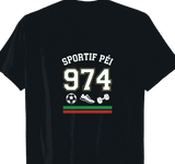 T-shirt Sportif Péi 974 sport fierté île de la Réunion