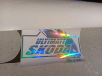 Sticker Autocollant Team Ultimate Skoda 974 Arc en Ciel