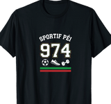 T-shirt Sportif Péi 974 sport fierté île de la Réunion