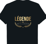 T-shirt Légende Née À La Réunion fierté 974 île de la Réunion