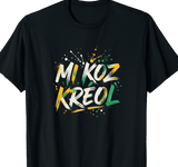 T-shirt Mi Koz Kréol humour créole île de la Réunion 974