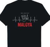T-shirt Mon Cœur Bat Maloya musique péi île de la Réunion 974