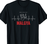 T-shirt Mon Cœur Bat Maloya musique péi île de la Réunion 974