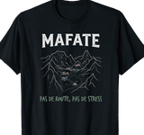 T-shirt Mafate Pas De Route Pas De Stress cirque île de la Réunion 974