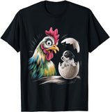 Drôle poulet chiot Cadeau pour les amoureux des animaux t shirt