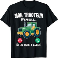 Mon tracteur m'appelle et je dois y aller T-Shirt homme - Myachetealy