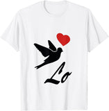 ❤️ Love Duo Couple – Design LO avec Colombe et Cœur