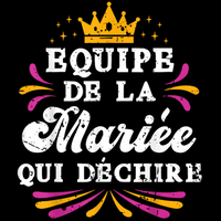 Equipe de la Mariée qui déchire Team de La Mariée Femme EVJF T-Shirt
