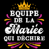 Equipe de la Mariée qui déchire Team de La Mariée Femme EVJF T-Shirt