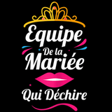 Equipe de la mariée qui déchire déguisement humour EVJF T-Shirt