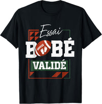 🏉 Essai Bébé Validé – Design Rugby Naissance