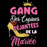 Gang Copines Déjantées Enterrement Vie de Jeune Fille EVJF T-Shirt