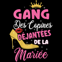 Gang Copines Déjantées Enterrement Vie de Jeune Fille EVJF T-Shirt