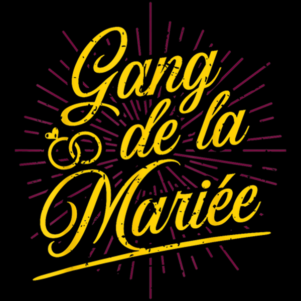 Gang de La Mariée evjf Humour Cadeau Team Mariée Femme T-Shirt