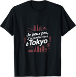 🏌️ T-shirt Je Peux Pas J'ai Rendez-vous à Tokyo – Humour Japon