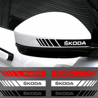 2 Sticker Skoda pour rétroviseur - Myachetealy
