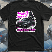 T-Shirt skoda Délicate dans la vie. Violente sur l’asphalte
