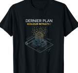 T-shirt Architecte cadeau retraite coupe homme noir