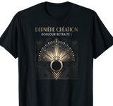 T-shirt Bijoutier cadeau retraite coupe homme noir