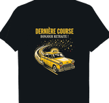 T-shirt Chauffeur de taxi cadeau retraite coupe homme noir