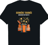 T-shirt Eboueur cadeau retraite coupe homme noir