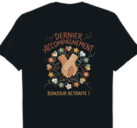 T-shirt Educateur spécialisé cadeau retraite coupe homme noir