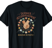 T-shirt Educateur spécialisé cadeau retraite coupe homme noir