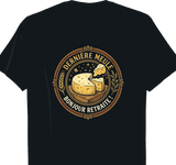 T-shirt Fromager cadeau retraite coupe homme noir