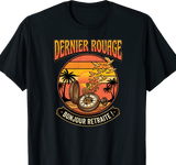 T-shirt Horloger cadeau retraite coupe homme noir