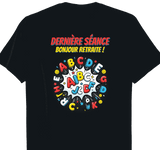 T-shirt Orthophoniste cadeau retraite coupe homme noir