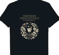 T-shirt pharmacienne cadeau retraite coupe femme noir