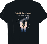 T-shirt Sage femme cadeau retraite coupe fmme noir