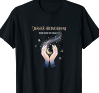 T-shirt Sage femme cadeau retraite coupe fmme noir