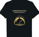 T-shirt Traiteur cadeau retraite coupe homme noir