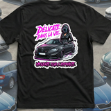 T-Shirt skoda Délicate dans la vie. Violente sur l’asphalte