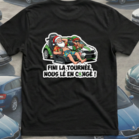 T-Shirt skoda fini la tournée nous lé en congé !