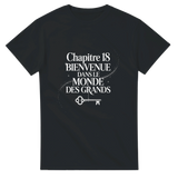 T-shirt Chapitre 18 : Bienvenue dans le monde des grands – Cadeau anniversaire 18 ans