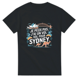 T-shirt Je Peux Pas, J'ai Un Vol Pour Sydney – Partez à l’aventure en Australie 🇦🇺